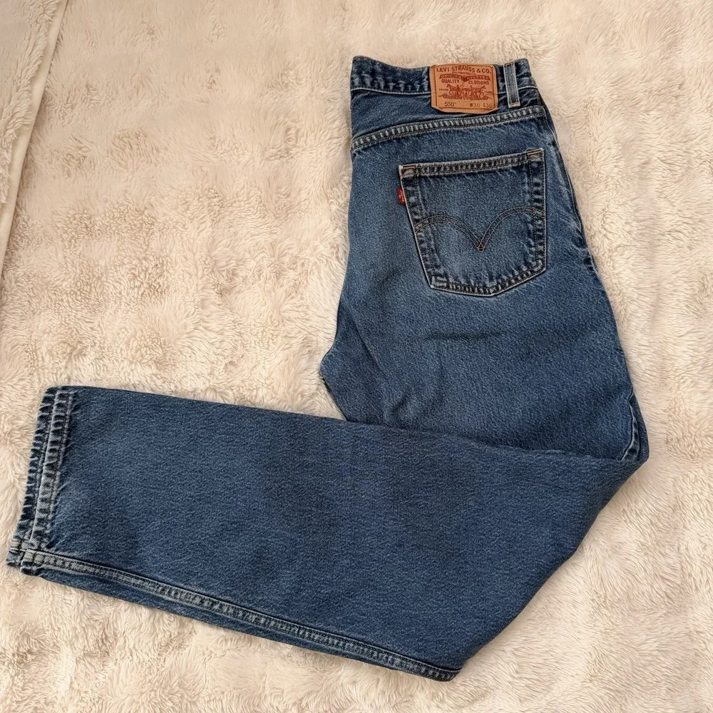 Levi's 550 Relaxed Fit Jeans 36x36 Y2K Era Made‎ in Haiti